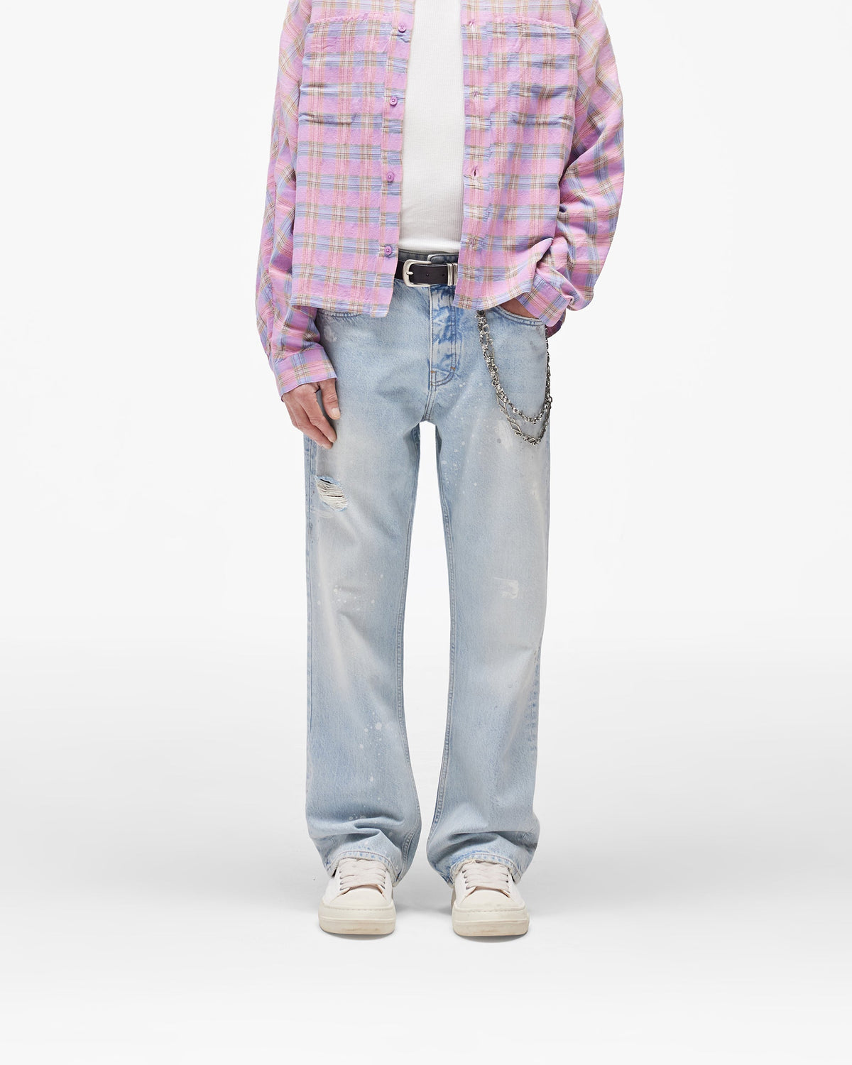 REPRESENT Painted Denim - Coastal Blue