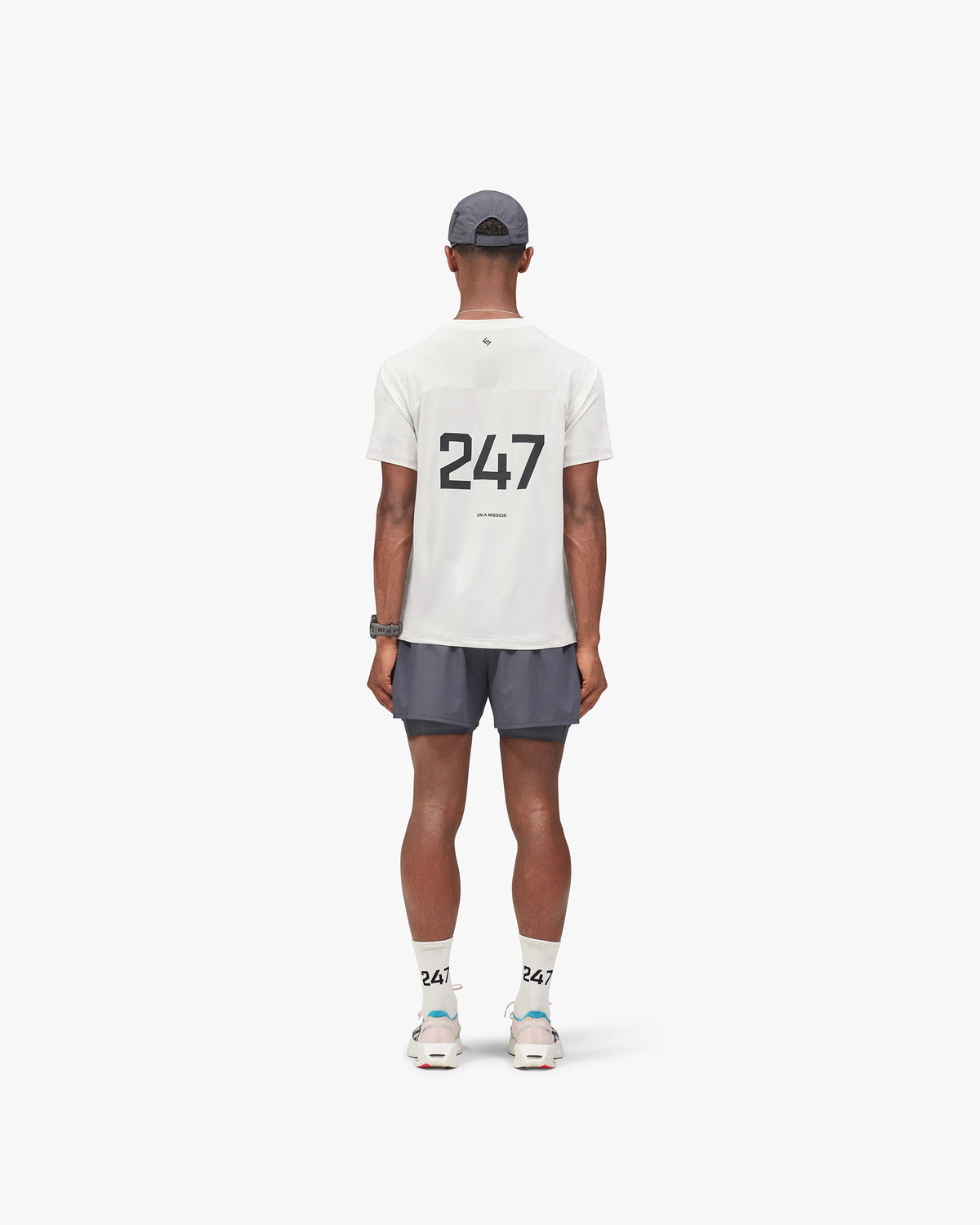 REPRESENT 247 Numbers T-Shirt - Flat White