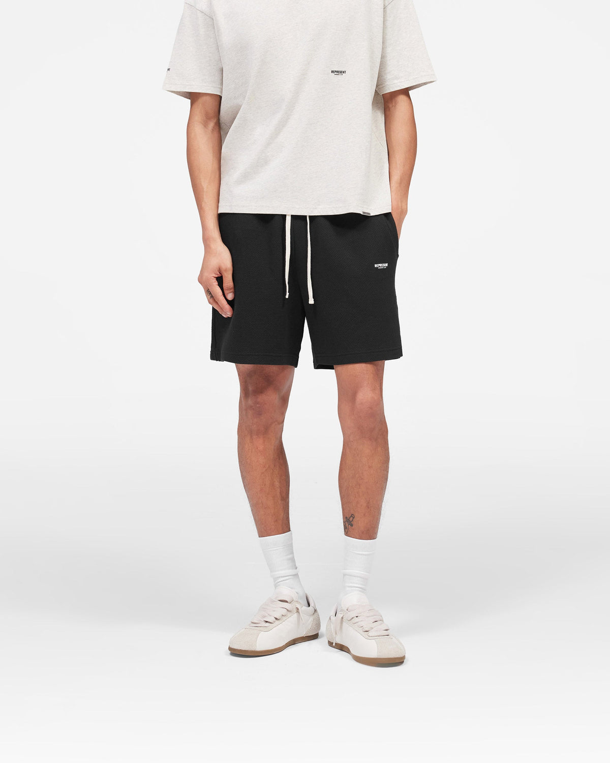 REPRESENT Micro Owners Club Mesh Shorts - Black