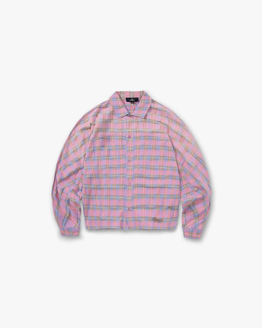 REPRESENT Santa Monica Flannel Shirt - Blush