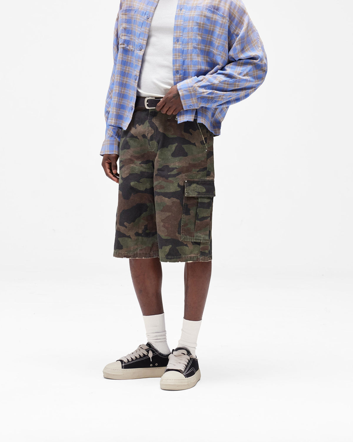 REPRESENT Camo Cargo Short - Camo