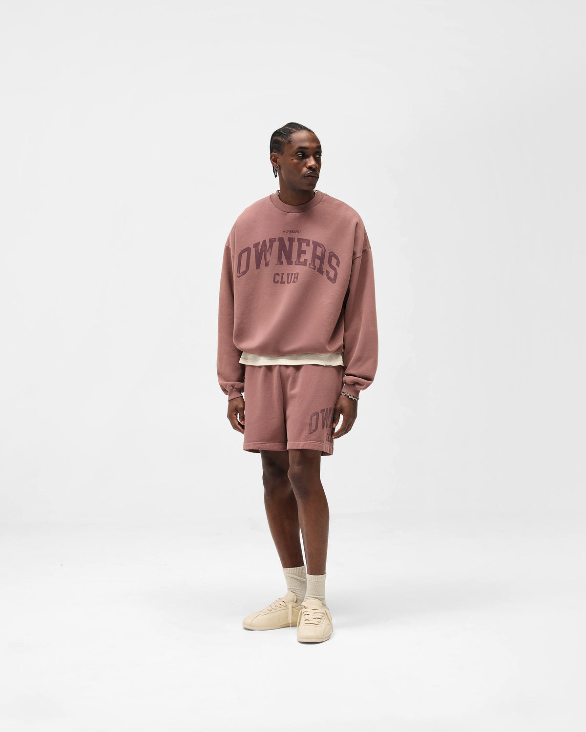 REPRESENT Represent Owners Club Sweater - Smoked Rose