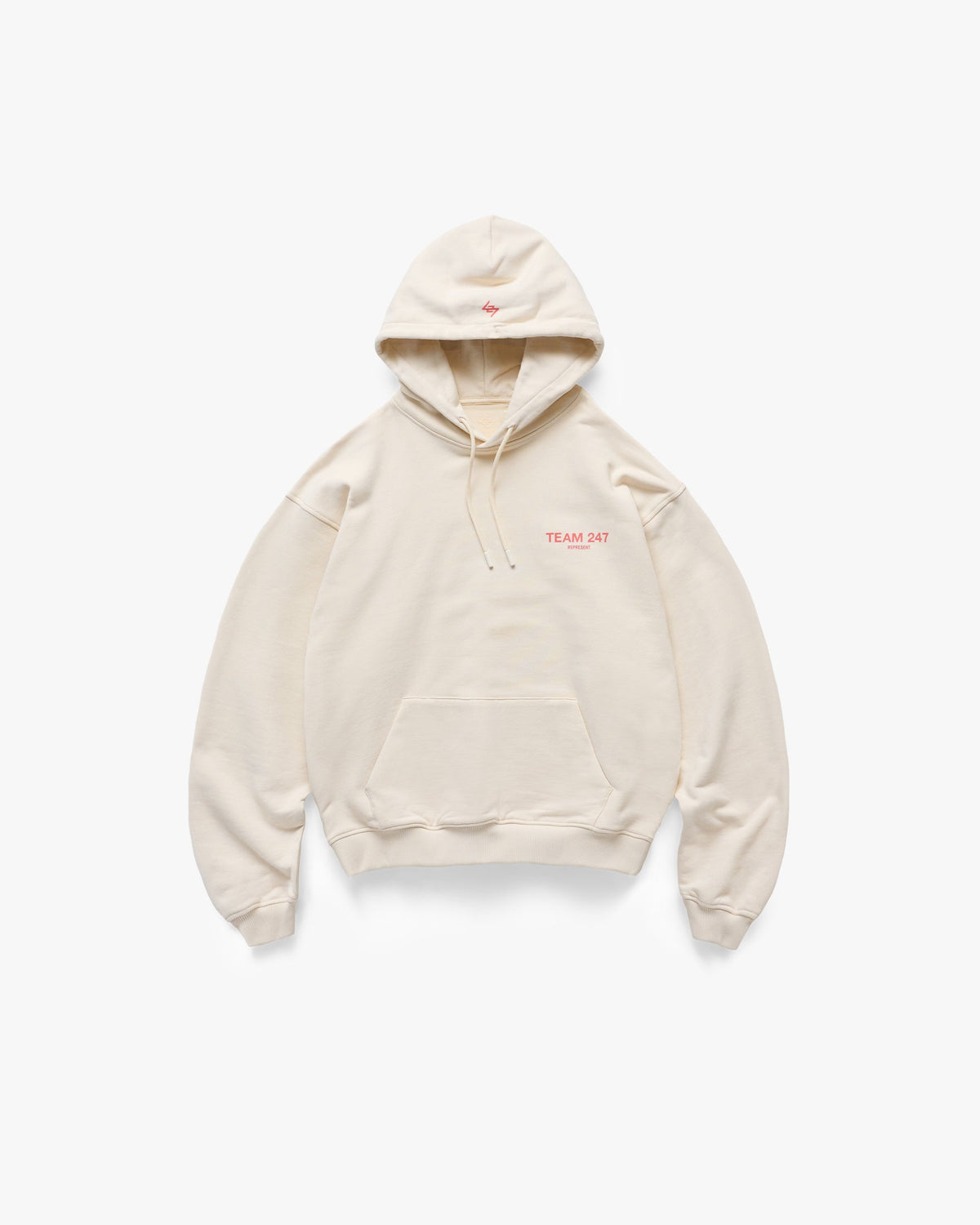 REPRESENT Team 247 Oversized Hoodie - Cream