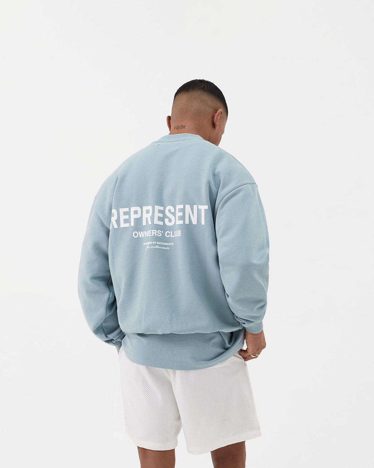 REPRESENT Represent Owners Club Sweater - Powder Blue