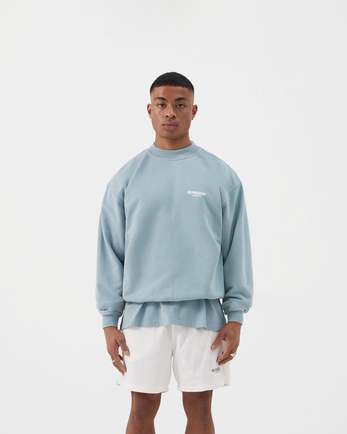 REPRESENT Represent Owners Club Sweater - Powder Blue