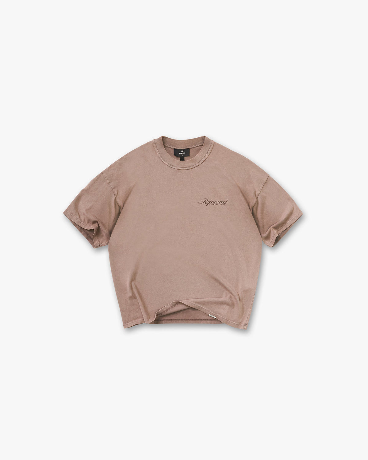 REPRESENT Represent Owners Club Script T-Shirt - Truffle