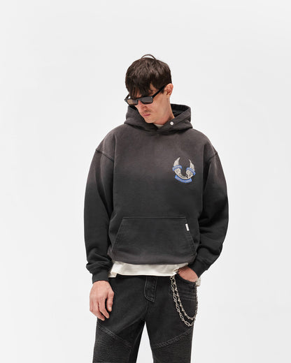 REPRESENT Represent X Belstaff Born To Bike Hoodie - Aged Black