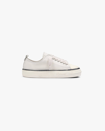 REPRESENT Rep-Cap Leather - Flat White