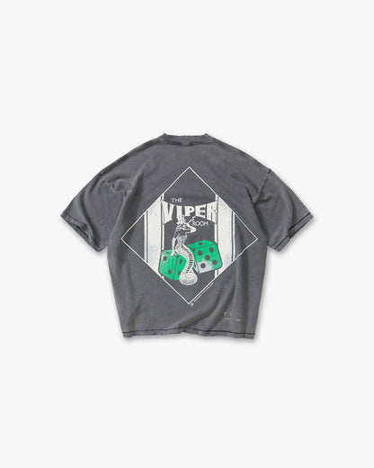 REPRESENT Represent x The Viper Room Dice T-Shirt - Vintage Grey