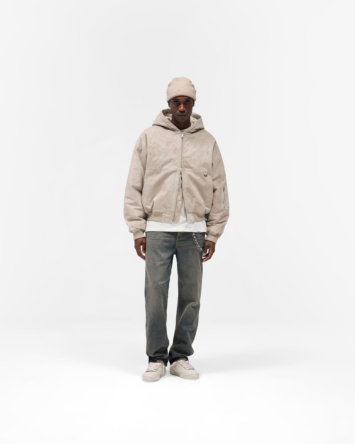 REPRESENT Hooded Bomber - Beige