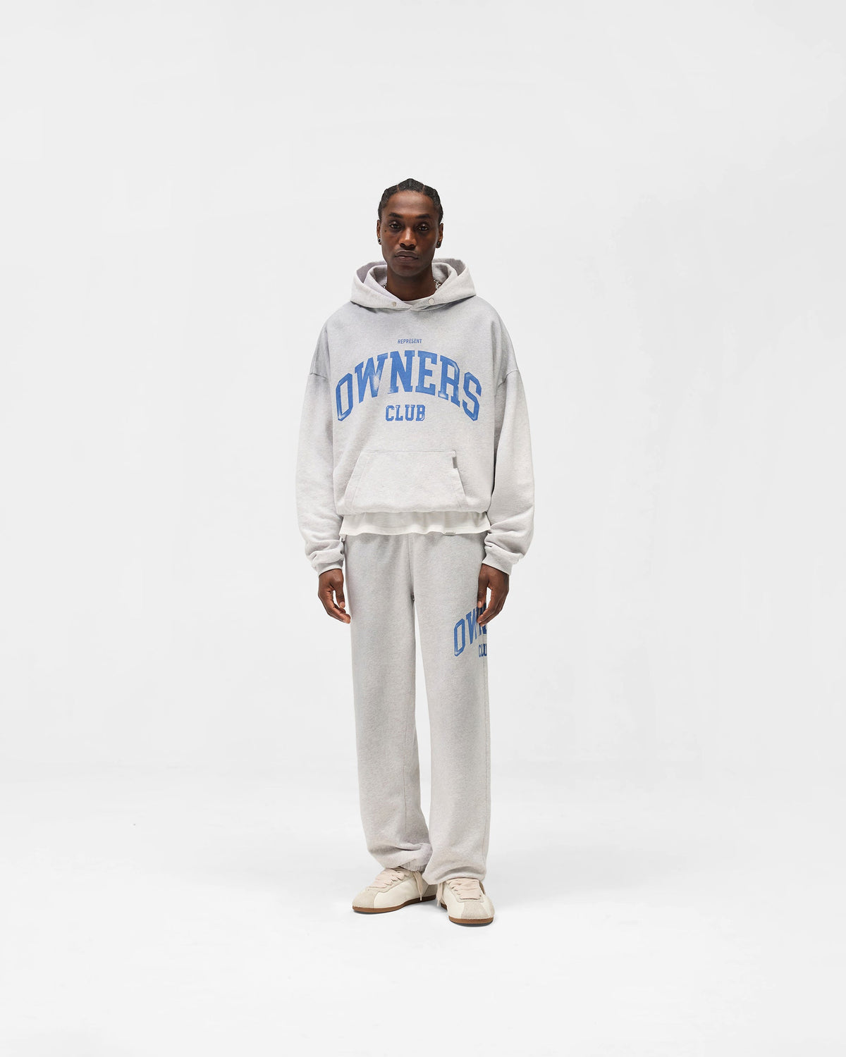 REPRESENT Represent Owners Club Sweatpant - Sprayed Ice Grey Marl