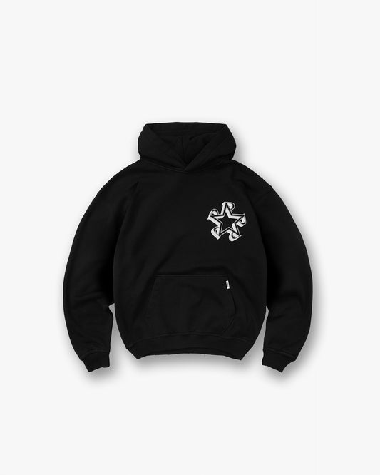 REPRESENT Initial Star Hoodie - Jet Black