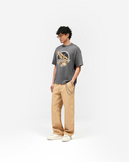 REPRESENT Golden Tour T-Shirt - Sun Fade Grey