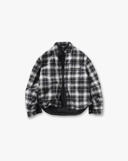 REPRESENT Logo Quilted Shirt - Black