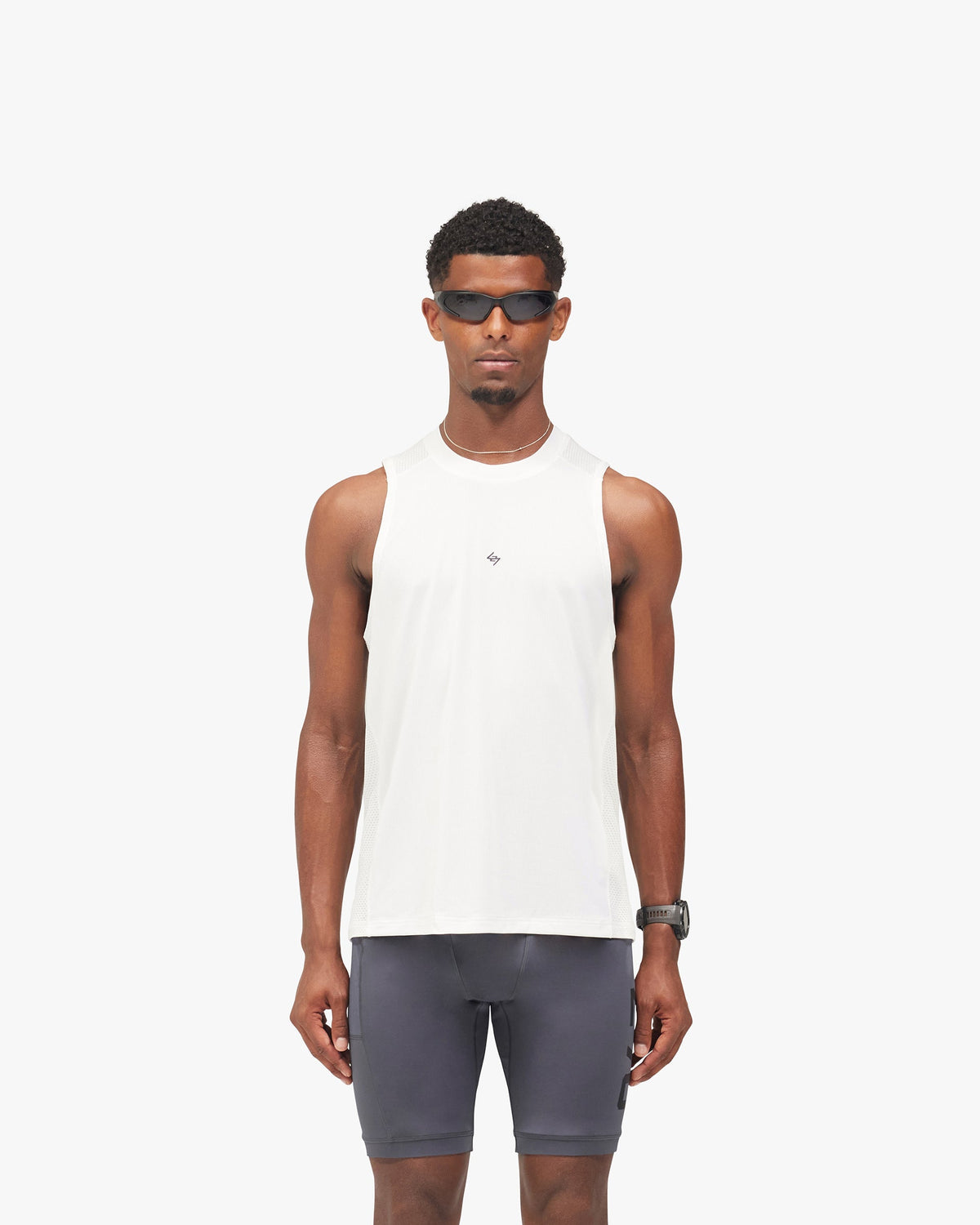 REPRESENT 247 Numbers Vest - Flat White