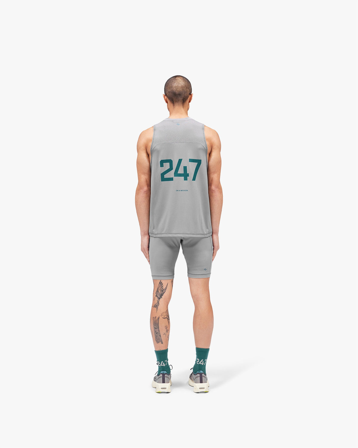 REPRESENT 247 Cargo Half Tight - Graphite Grey