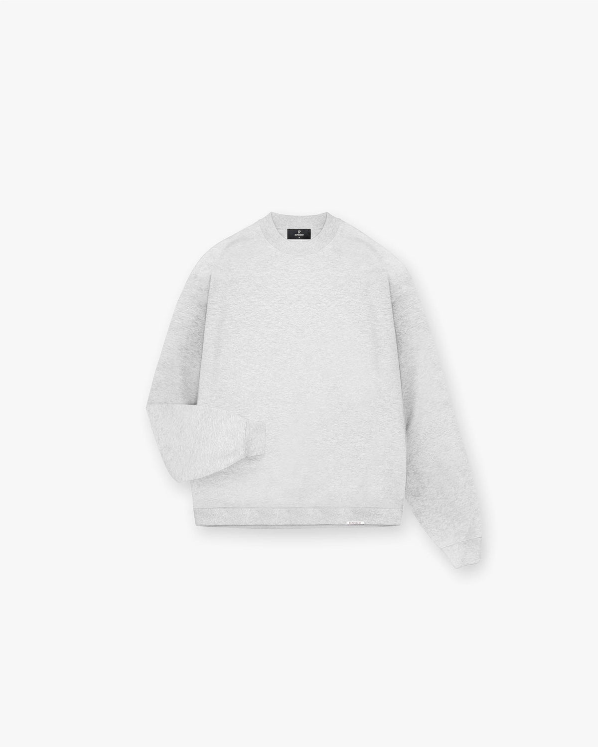 REPRESENT Initial Oversized Sweater - Ice Grey Marl