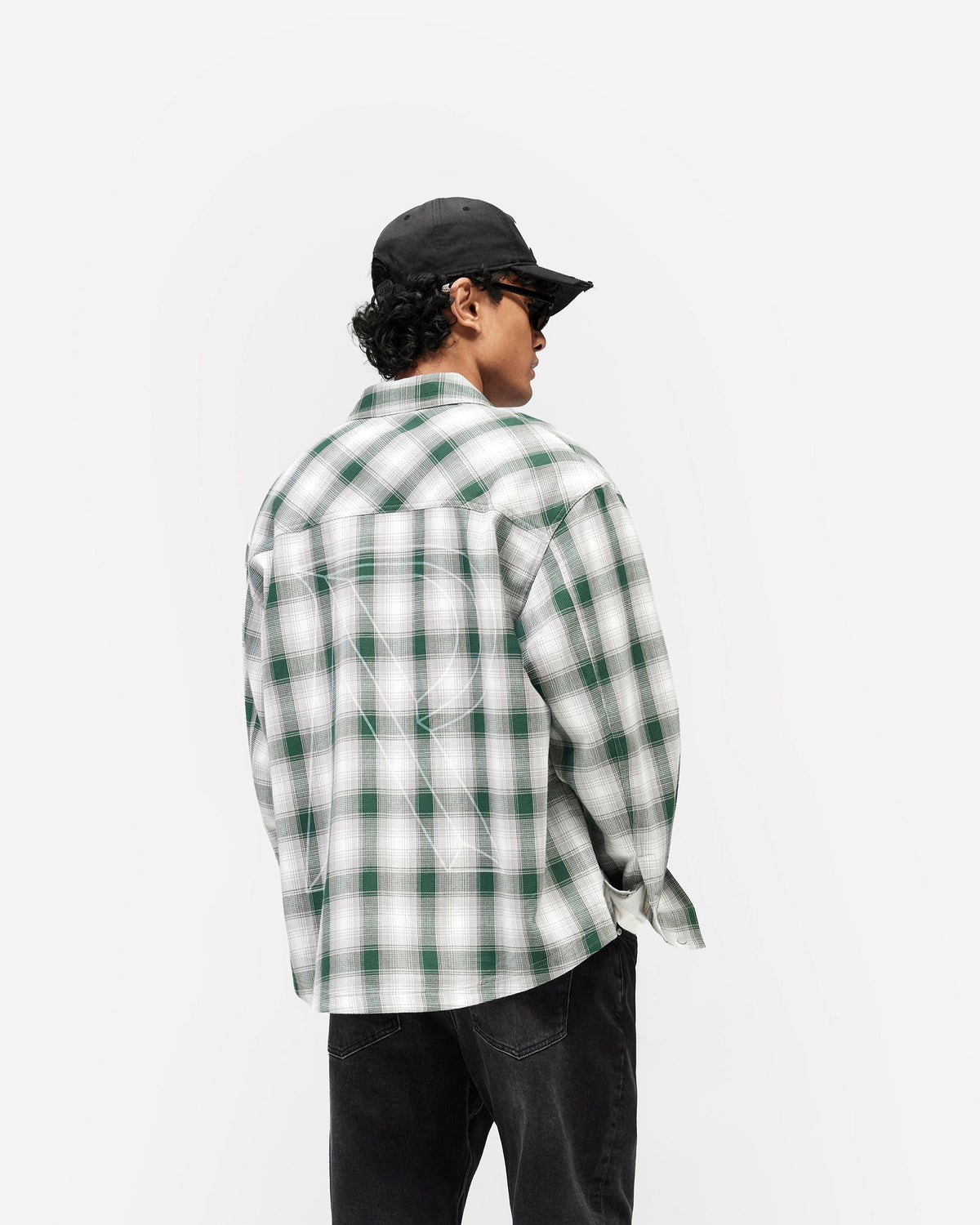 REPRESENT Waffle Flannel - Dark Green