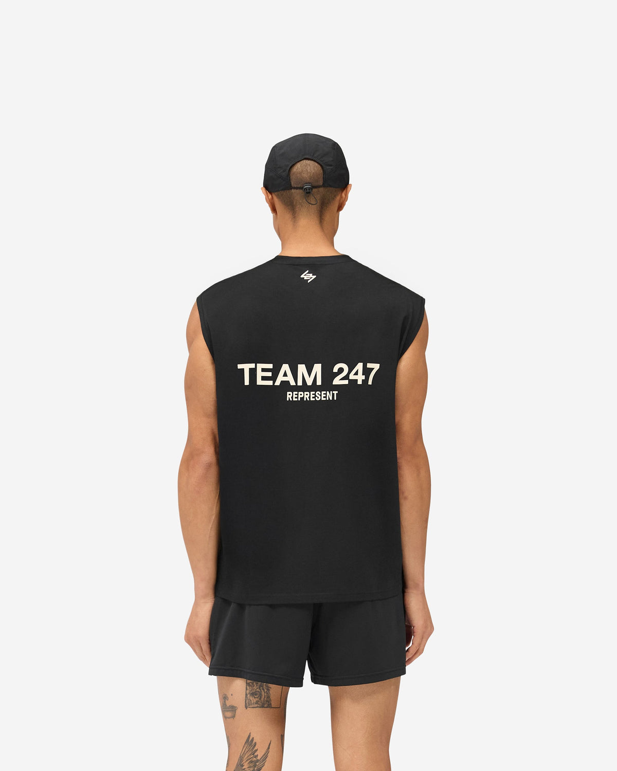 REPRESENT Team 247 Oversized Tank - Jet Black
