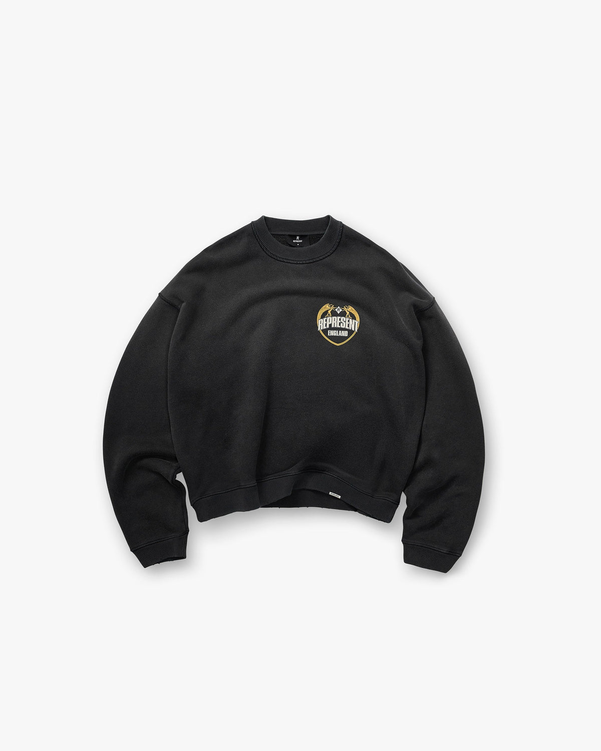 REPRESENT Angel Border Sweater - Stained Black