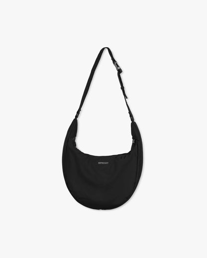 REPRESENT Padded Sling Bag - Black