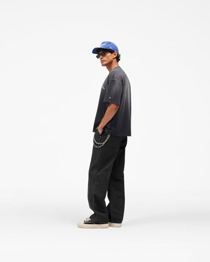 REPRESENT Los Angeles Dodgers x Represent T-Shirt - Stained Black