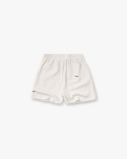 REPRESENT Micro Owners Club Mesh Shorts - Cream Marl