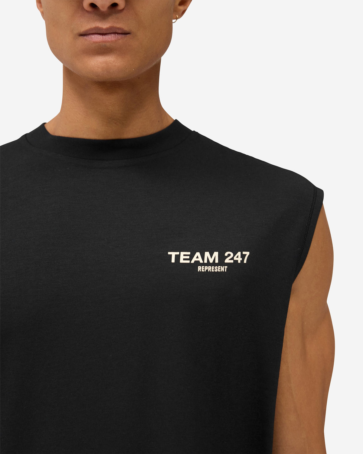 REPRESENT Team 247 Oversized Tank - Jet Black