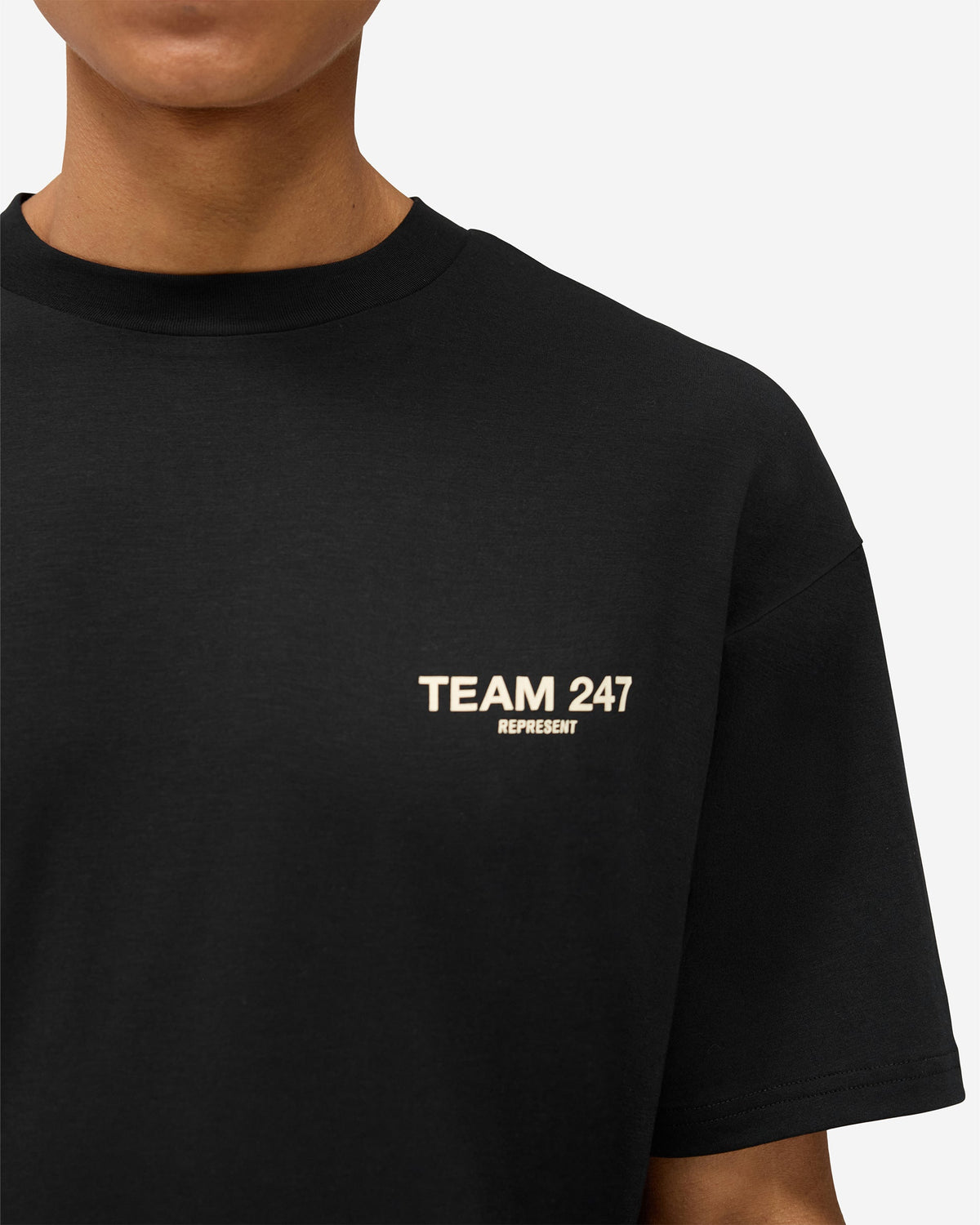 REPRESENT Team 247 Oversized T-Shirt - Jet Black