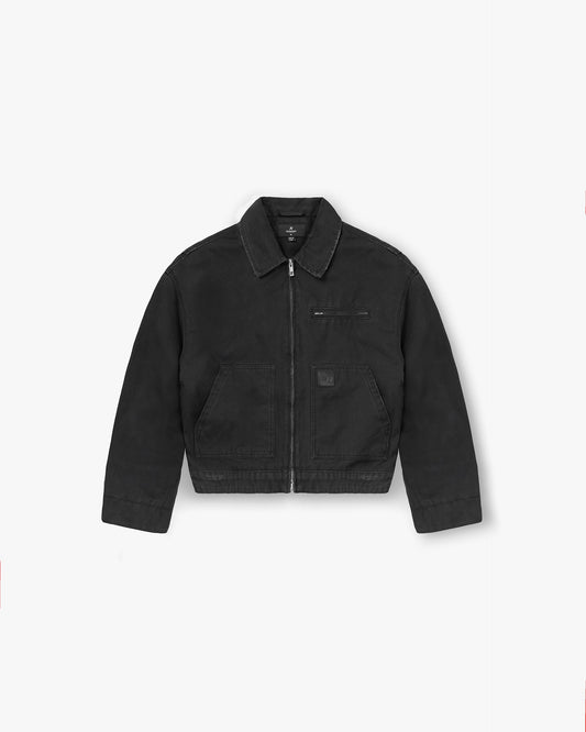 REPRESENT Heaton Workwear Jacket - Washed Black
