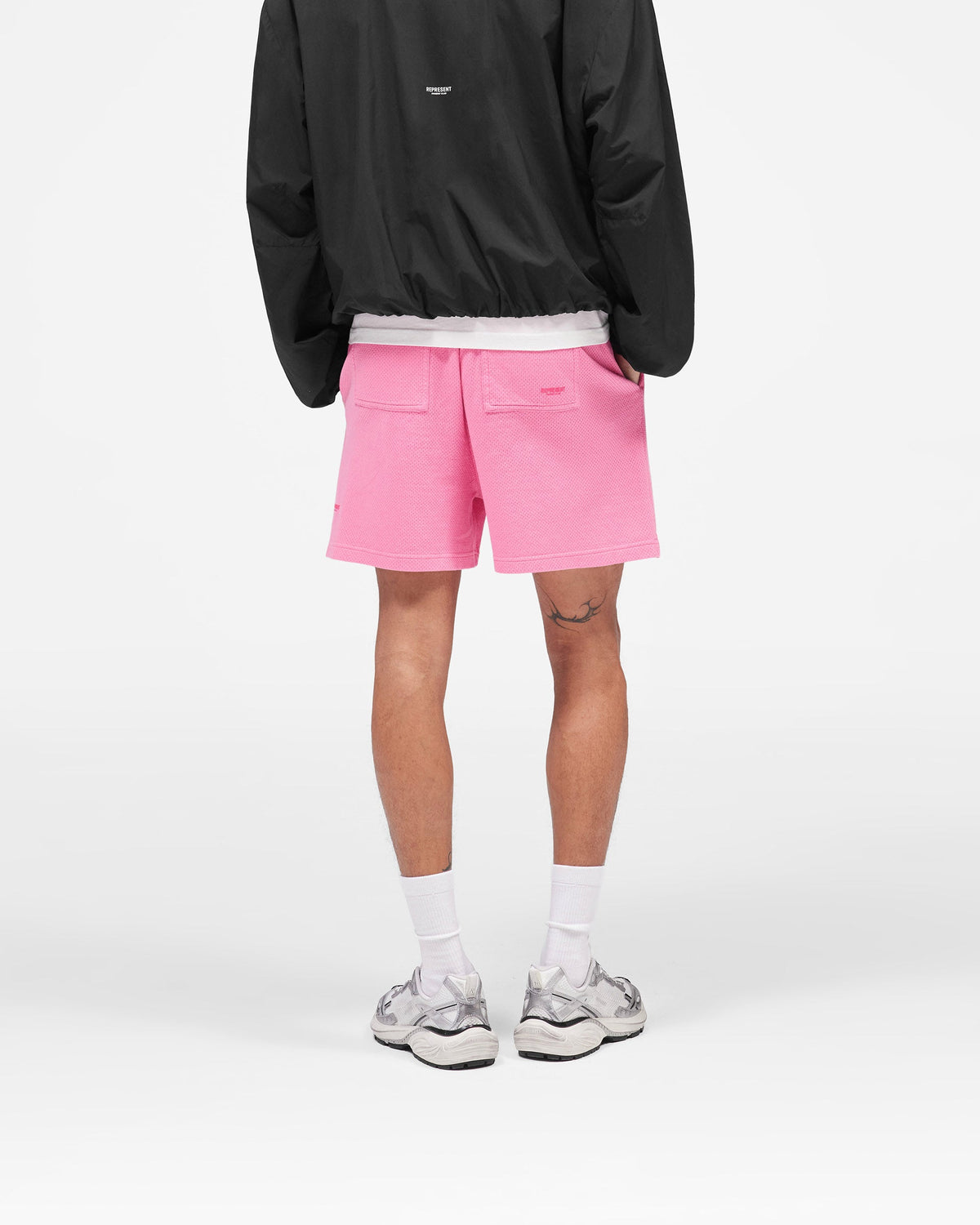 REPRESENT Micro Owners Club Mesh Shorts - Pink Lemonade