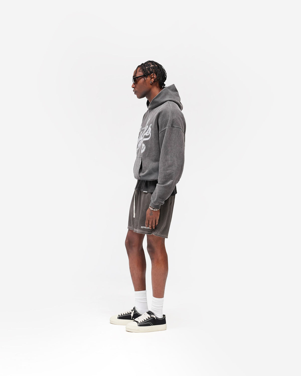 REPRESENT Philadelphia Eagles x Represent Hoodie - Vintage Grey
