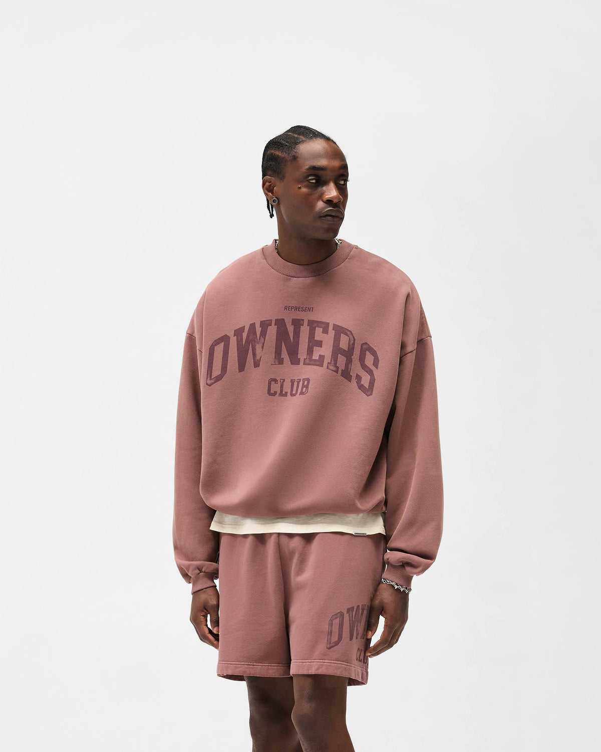 REPRESENT Represent Owners Club Sweater - Smoked Rose