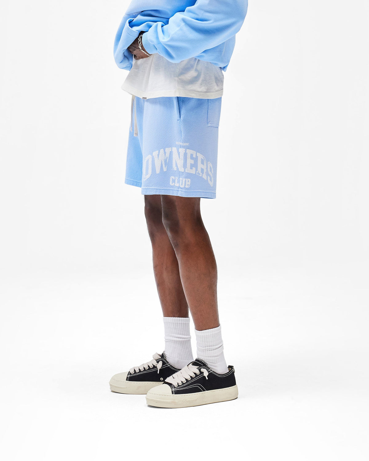 REPRESENT Represent Owners Club Mesh Short - Sky Blue
