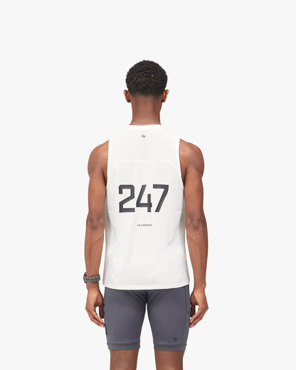 REPRESENT 247 Numbers Vest - Flat White