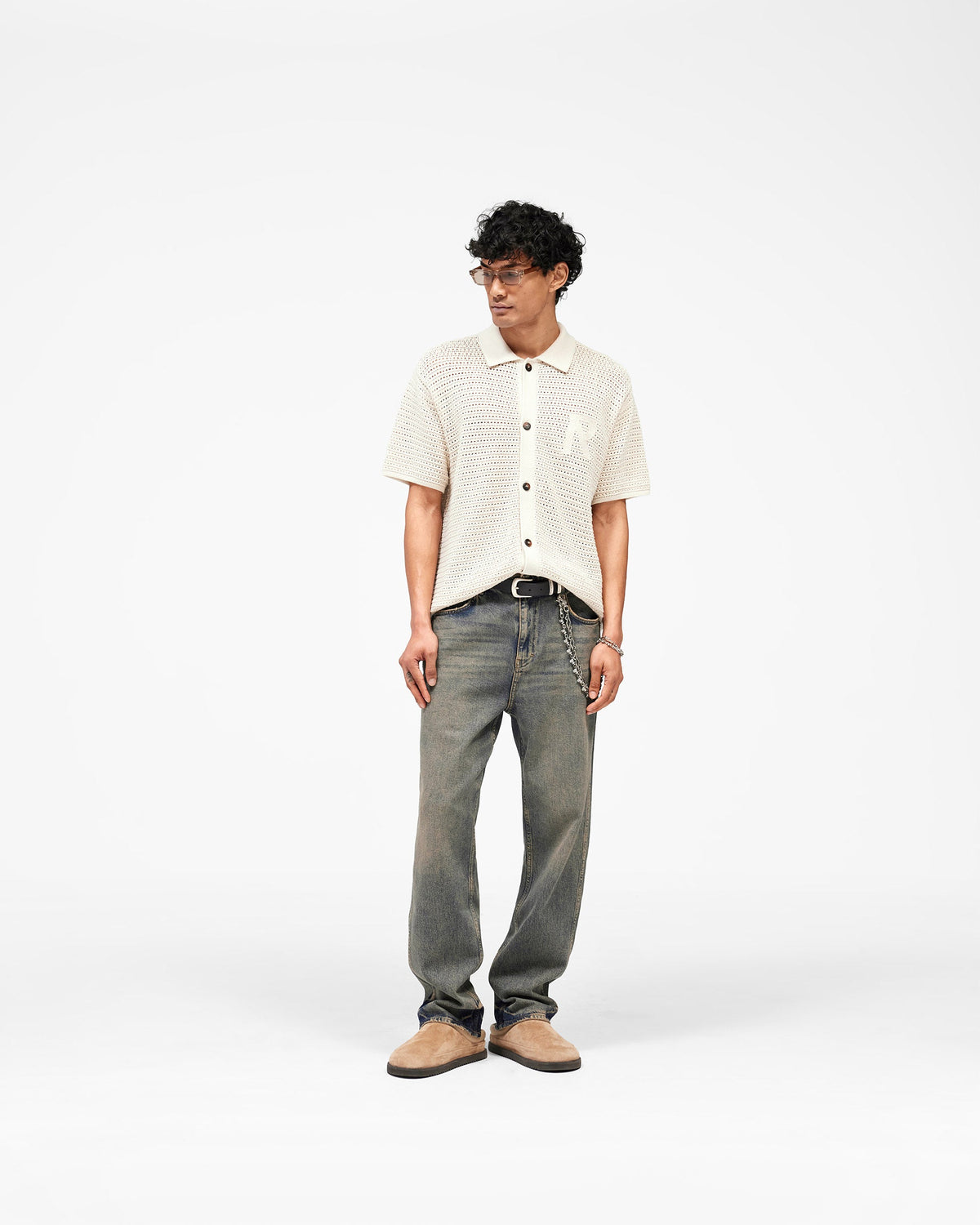 REPRESENT Pico Knit Shirt - Ecru