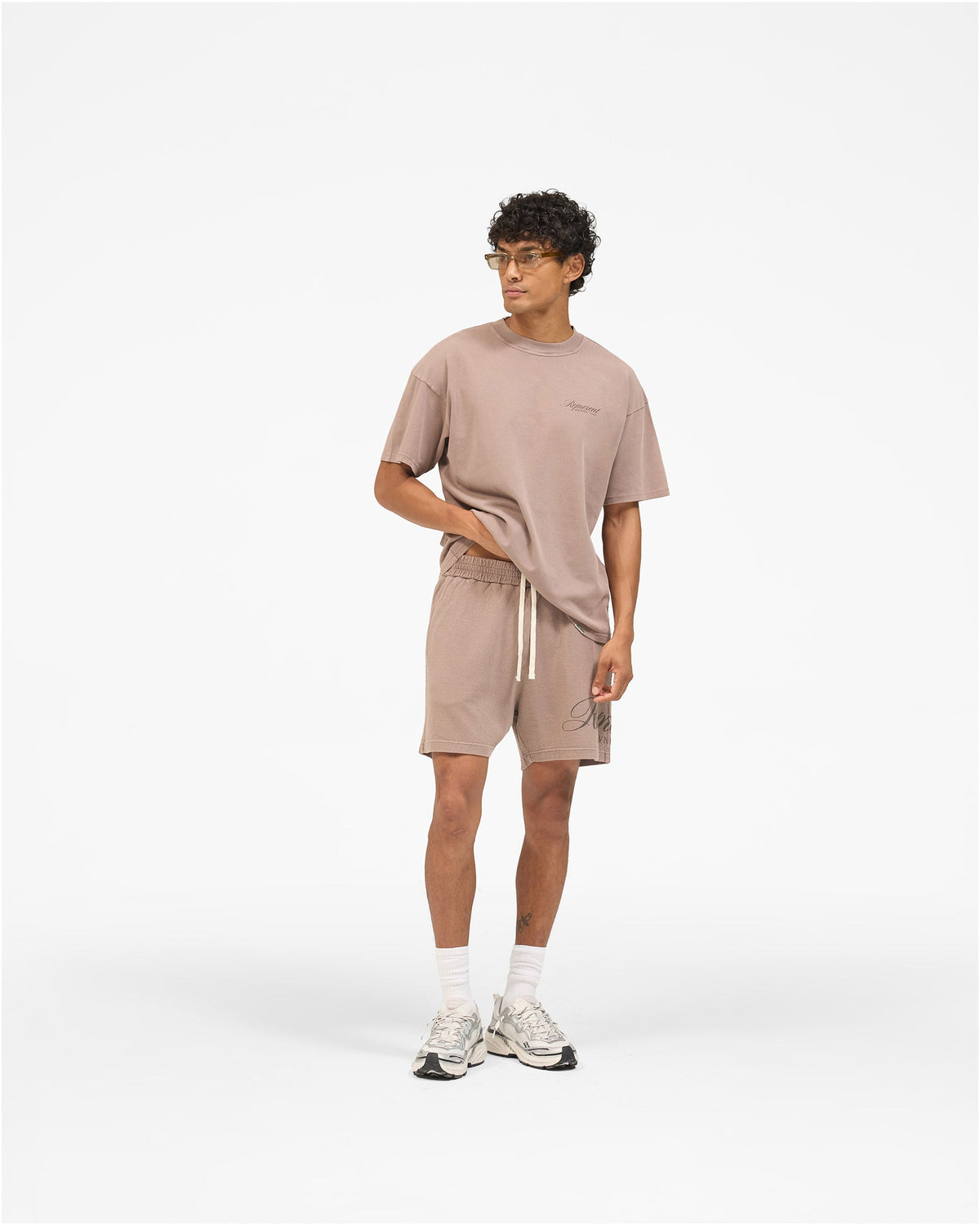 REPRESENT Represent Owners Club Script T-Shirt - Truffle