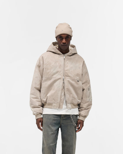 REPRESENT Hooded Bomber - Beige