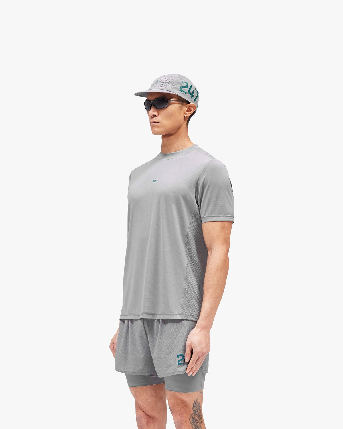 REPRESENT 247 Numbers T-Shirt - Graphite Grey