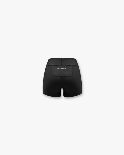 REPRESENT 247 Ghost Micro Short - Jet Black