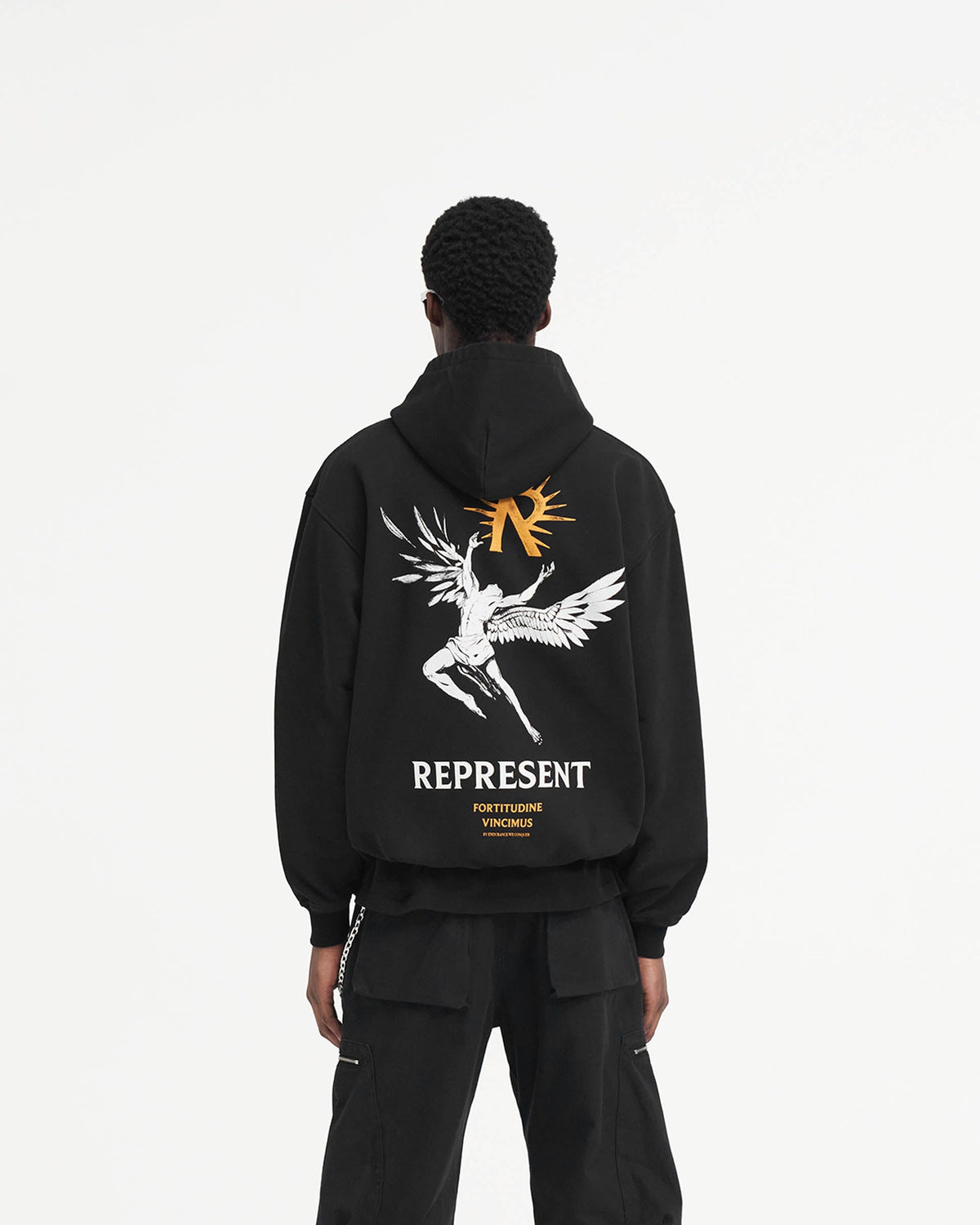REPRESENT Icarus Hoodie - Jet Black