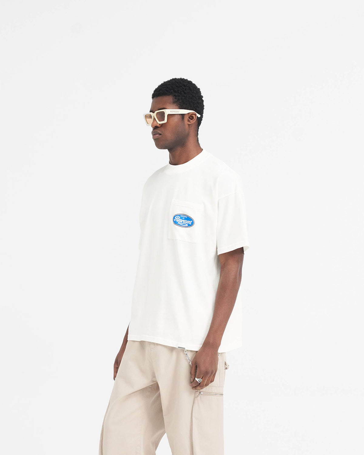 REPRESENT Classic Parts T-Shirt - Flat White