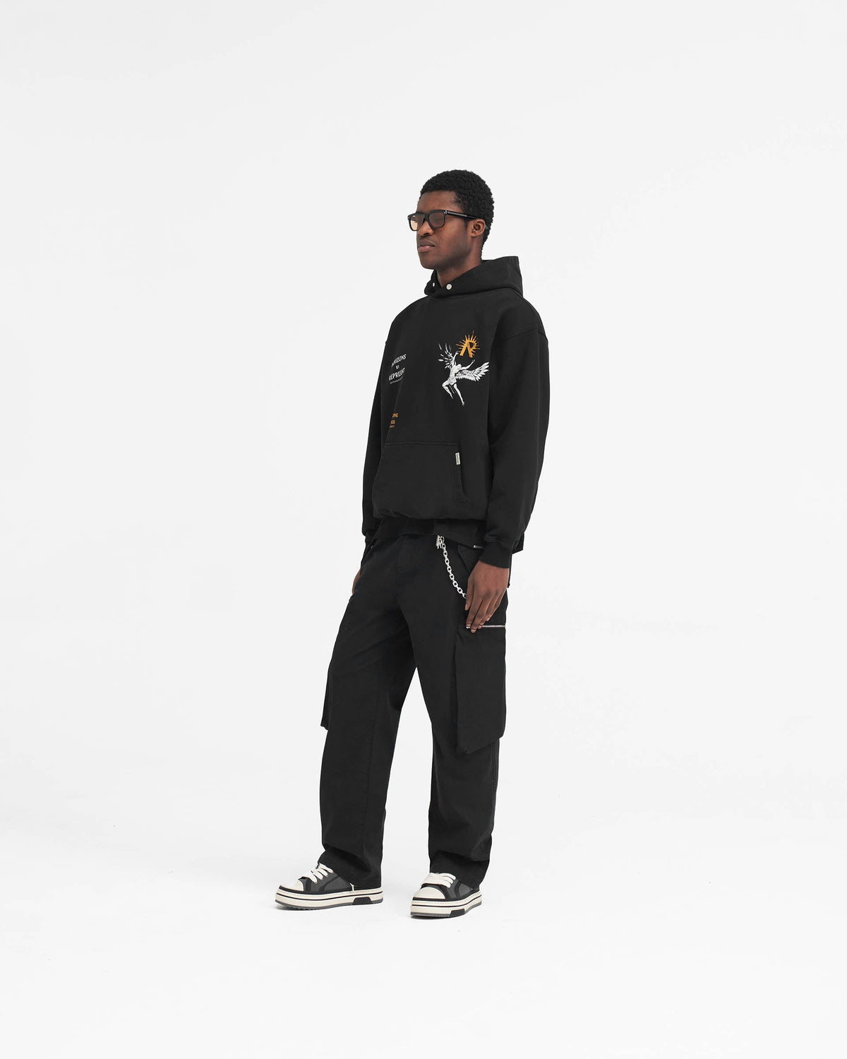 REPRESENT Icarus Hoodie - Jet Black