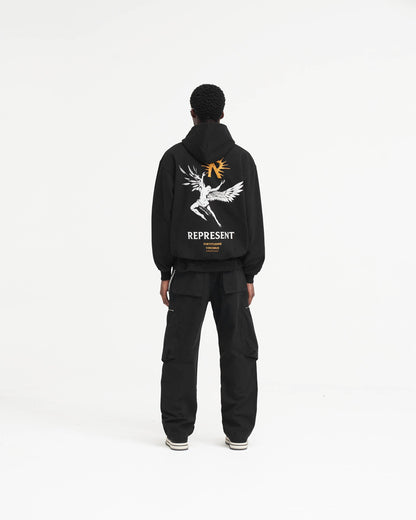 REPRESENT Icarus Hoodie - Jet Black