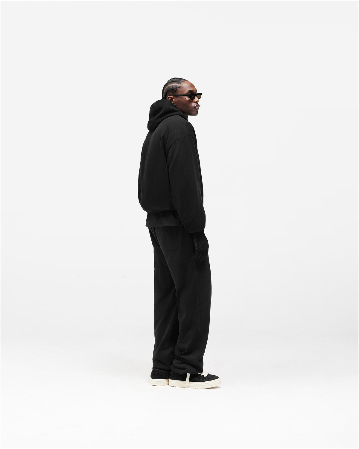 REPRESENT Dual Layer Script Sweatpants - Jet Black