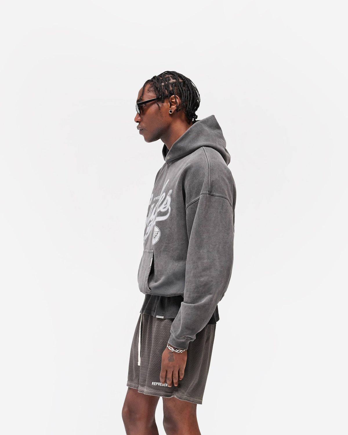 REPRESENT Philadelphia Eagles x Represent Hoodie - Vintage Grey