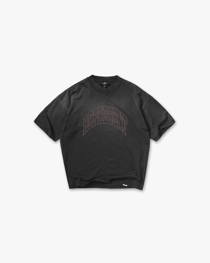 REPRESENT Embellished Represent T-Shirt - Stained Black