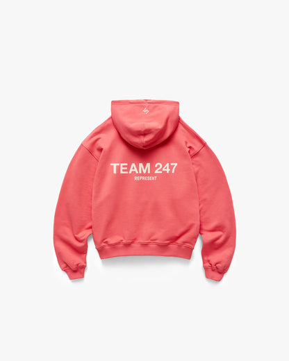 REPRESENT Team 247 Oversized Hoodie - Racing Red