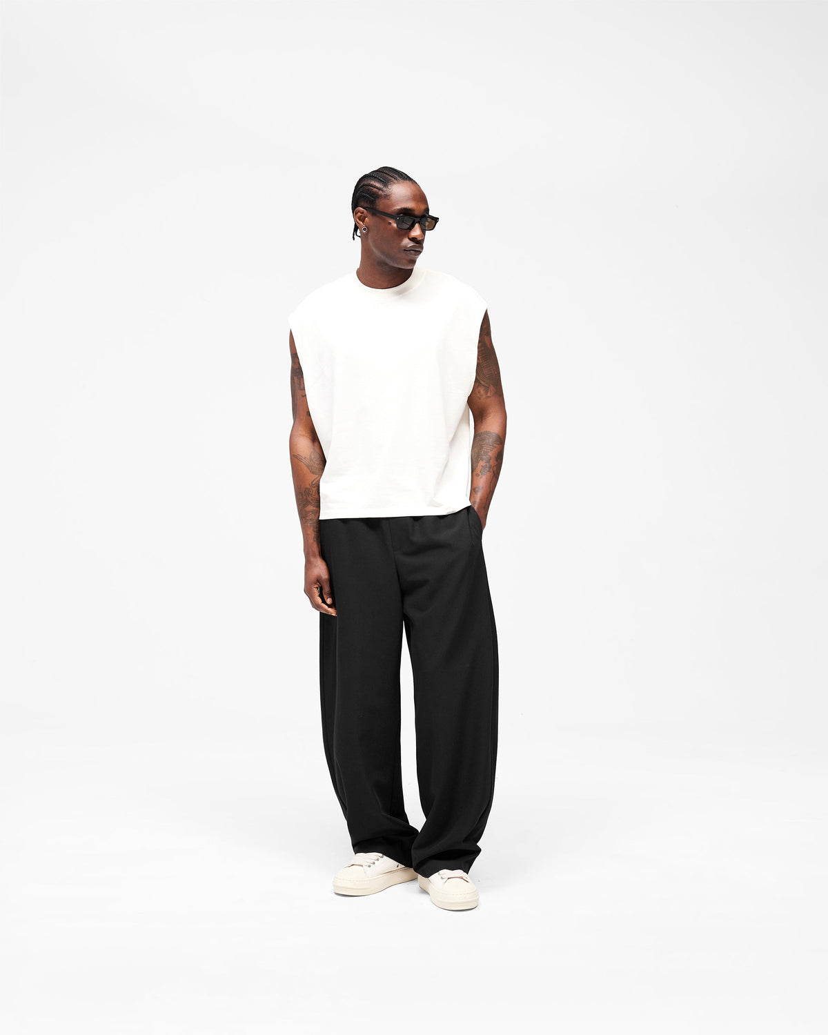 REPRESENT Initial Tape Pant - Jet Black