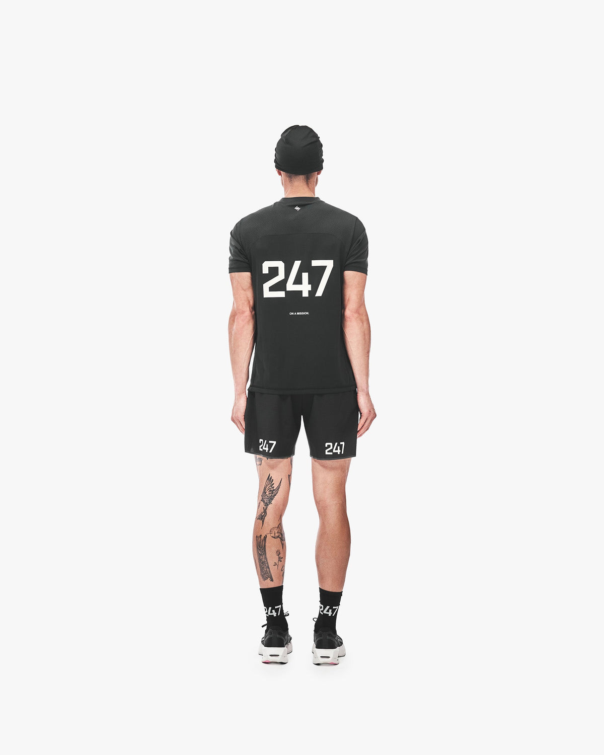REPRESENT 247 Aero Shorts Jet Black